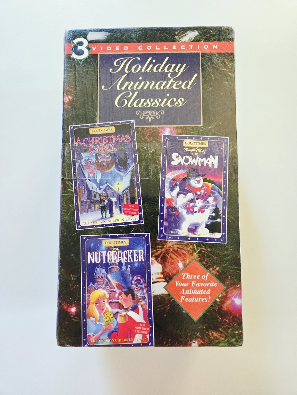 Holiday Animated Classics Goodtimes Home Video 3 VHS Collection Christmas Sealed
